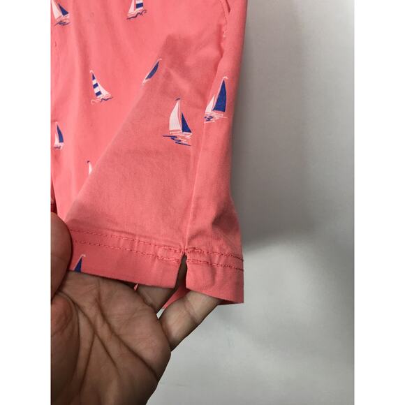 Magellan Outdoors Shorts Womens 2 Pink with Sailboat‎ Pattern Sailing Boating - Picture 3 of 9